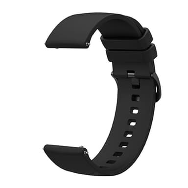 SKALO Silikonearmbånd til Samsung Watch 6 40mm/44mm - Sort