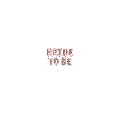 Folieballon ""Bride to be""