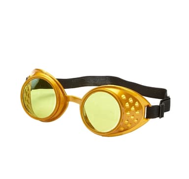 Briller Steampunk guld
