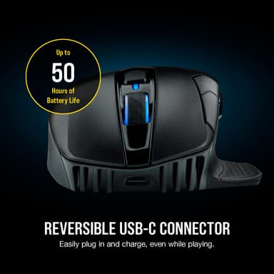 Corsair Dark Core Pro RGB trådøs gaming mus