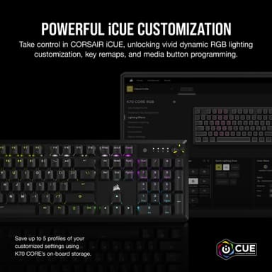 Corsair K70 Core RGB gaming-tastatur