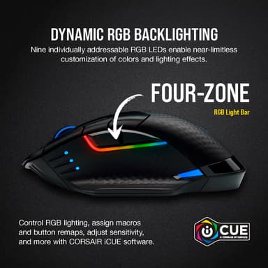 Corsair Dark Core Pro RGB trådøs gaming mus