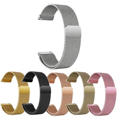 SKALO Milanese Loop til Mibro C3 - Sølv