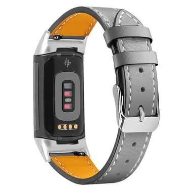 Fitbit Charge 5 armbånd Lædergrå