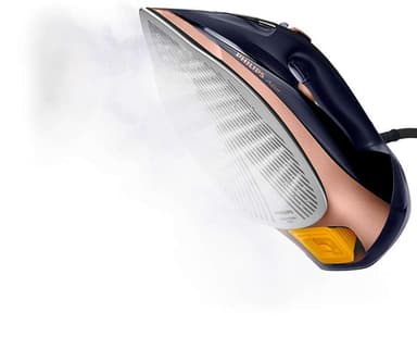 Philips Iron Azur GC4909/60 Dampstrygejern, 3000 W, Vandbeholderkapacitet 300 ml, Kontinuerlig damp 55 g/min, Dampboost -ydeevne 250 g/min, Sort/Guld