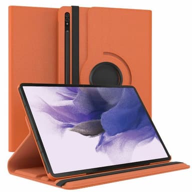 360 drejelig cover Samsung Galaxy Tab S7 FE - Orange