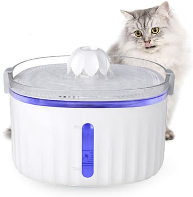 INF Vandfontæne til katte 1,9 liter ABS Hvid