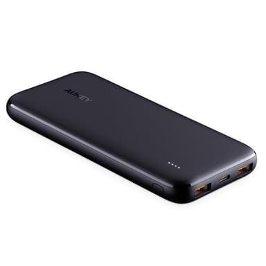Aukey Powerbank PB-N73 10000 mAh, Sort, 12 W