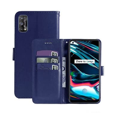 Wallet Cover 3-kort Realme 7 Pro 4G  - mørk