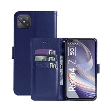 Wallet Cover 3-kort Oppo Reno4 Z 5G  - mørk
