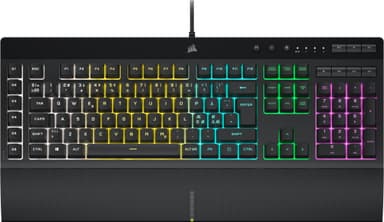 Corsair K55 RGB PRO gaming tastatur (nordisk layout)