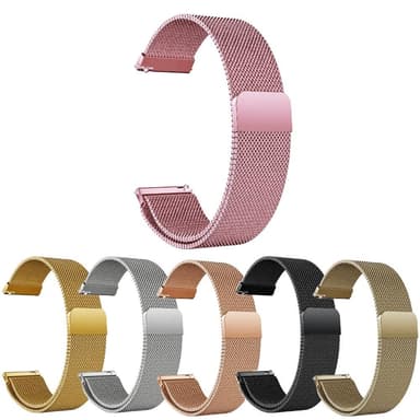 SKALO Milanese Loop til Amazfit Balance - Pink