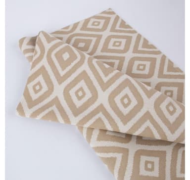 Bordmåtte HOLLY OUTDOOR 43x116cm, beige rombe