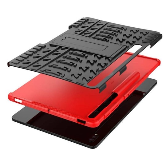Stødbestandigt cover med stativ Samsung Galaxy Tab S8 11.0 - Rød