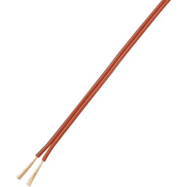 TRU COMPONENTS 1567411 Tråd LiY-Z 2 x 0.40 mm² Rød, Sort 10 m