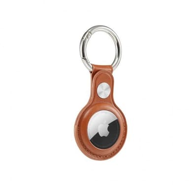 Krusell Apple AirTag Holder Keyring Brun