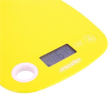 Mesko Køkkenvægt MS 3159y Maksimal vægt (kapacitet) 5 kg, Gradering 1 g, Displaytype LCD, Gul
