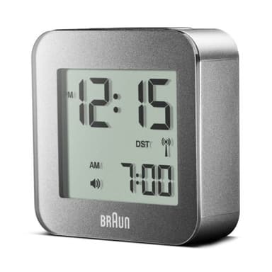 Braun digitalt radio kontrolleret rejse vækkeur bnc008gyrc