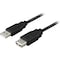 DELTACO USB 2.0 kabel Type A han - Type A hun 2m, sort