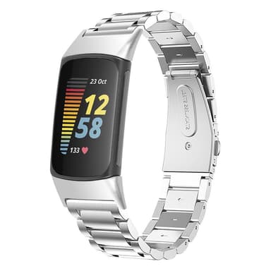 Fitbit Charge 5 rustfrit stål Sølv