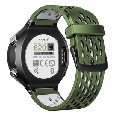 Garmin Forerunner 620/630/220/230/235 / 735XT Silikone Armbånd Grøn / Grå