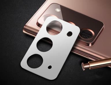 Samsung Note 20 linsecover aluminiumslegering Sølv