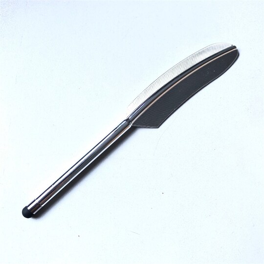 Feather Stylus Pen til touchskærme Sølv