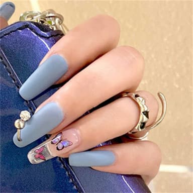 Butterfly Laser Nail Art Stickers 10-arks ZD3852 MultiColor