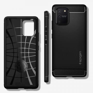 Spigen Samsung Galaxy S10 Lite Cover Rugged Armor Mate Black