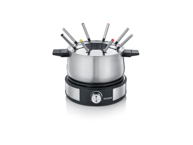 Severin Fondue 8 pers. 1500 watt Sort/Stål