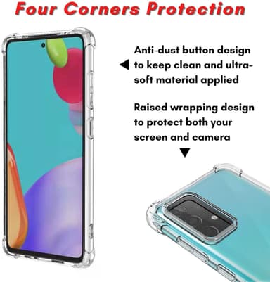 Samsung Galaxy A52 har brug for TPU Transparent