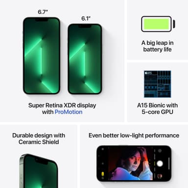 iPhone 13 Pro Max – 5G smartphone 128GB (alpine green)