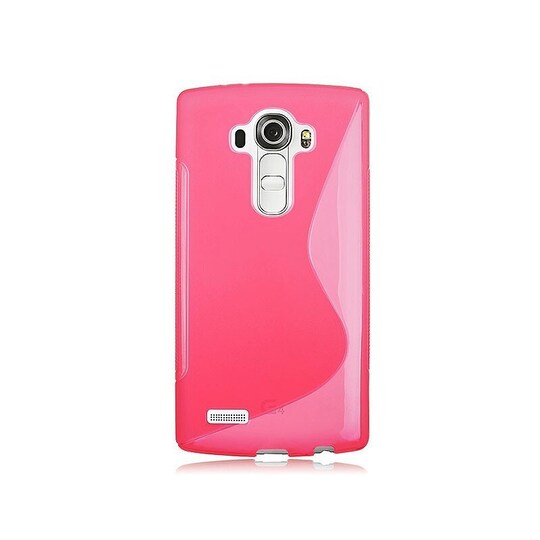 S-Line Silicone Cover til LG G4 (H815) : farve - lyserød
