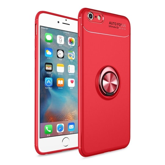 Slim Ring cover Apple iPhone 6 +, 6S Plus  - rød