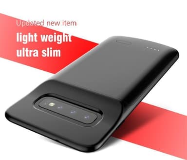Samsung Galaxy S10 Plus batteridæksel 5000 mAh Sort