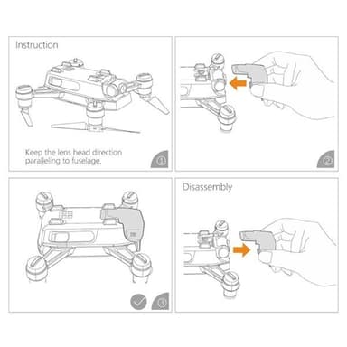 Linsebeskyttelse til DJI Spark