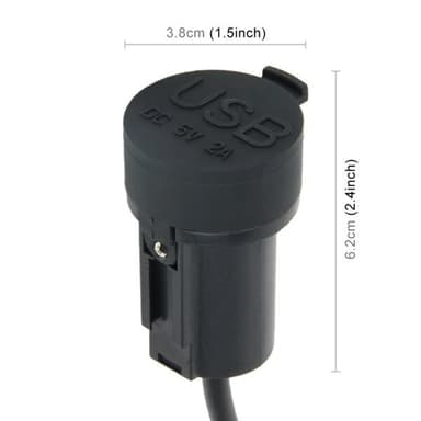 USB Udtag Motorcykel 2XUSB