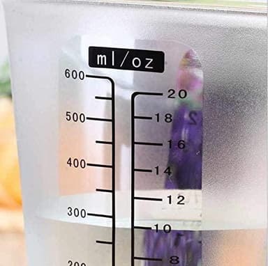 Digital målekande med temperaturmåling (600 ml)