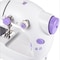 Bærbar mini-symaskine Hvid / lilla