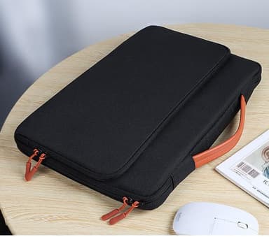 Computertaske 13'' med bagagebælte Sort