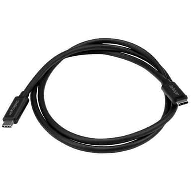 StarTech.com USB31CC1M, 1 m, USB C, USB C, USB 3.2 Gen 2 (3.1 Gen 2), Hanstik/Hanstik, Sort