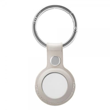 Apple AirTag Holder Basic Leather Stone