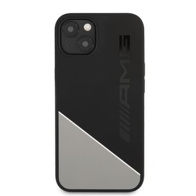 AMG iPhone 13 Mini Cover Liquid Silicone Two Tone Grå