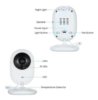 ViewIT 4.3"" baby monitor