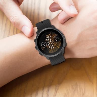 Suunto 7/9/9 baro / D5 armbånd silikone Sort