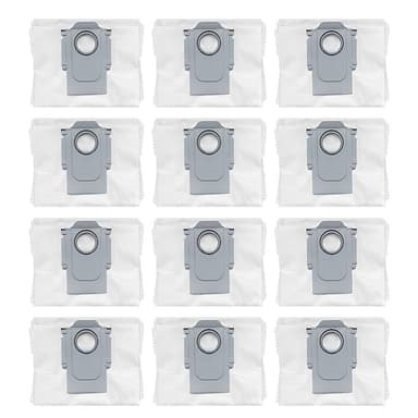 Støvsugerposer til Roborock S7 Maxv Ultra/S7 Pro Ultra/Q5/Plus/Q7/Plus/Max/Max Plus 12-pak.