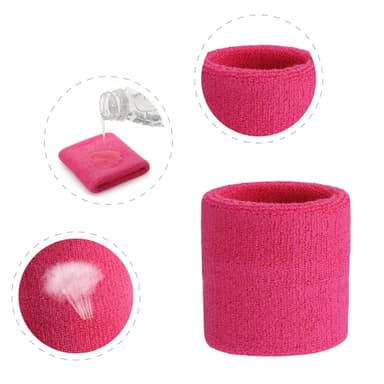Pandebånd og armbånd sæt 3 dele Pink