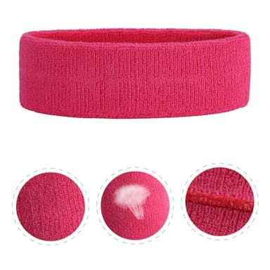 Pandebånd og armbånd sæt 3 dele Pink