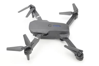 Drone med premium kamera og foldbart design Sort