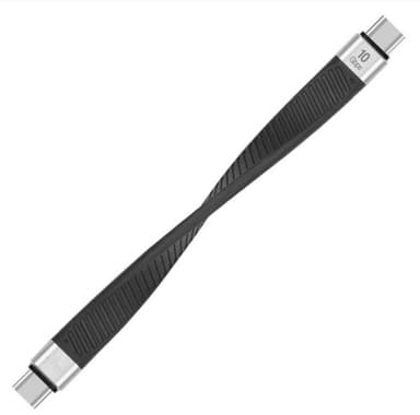 Kort USB-C til USB-C-kabel 100W 10Gbps (13,4 cm)